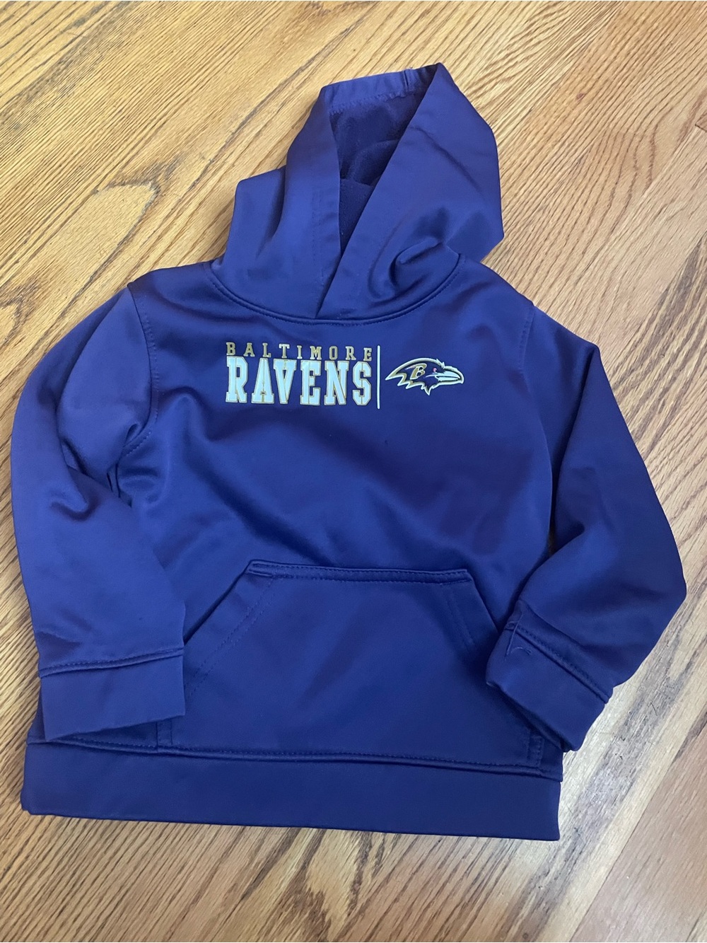 NFL Baltimore Ravens Youth Purple Hoodie with Logo, 4T